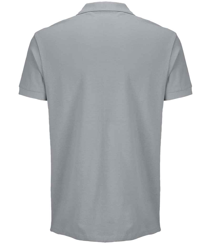 SOL'S SOL'S Unisex Pacific Twin Piqué Polo Shirt - Pure Grey (04439)