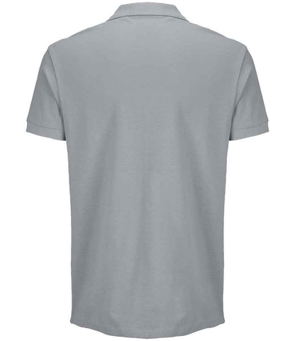 SOL'S SOL'S Unisex Pacific Twin Piqué Polo Shirt - Pure Grey (04439)