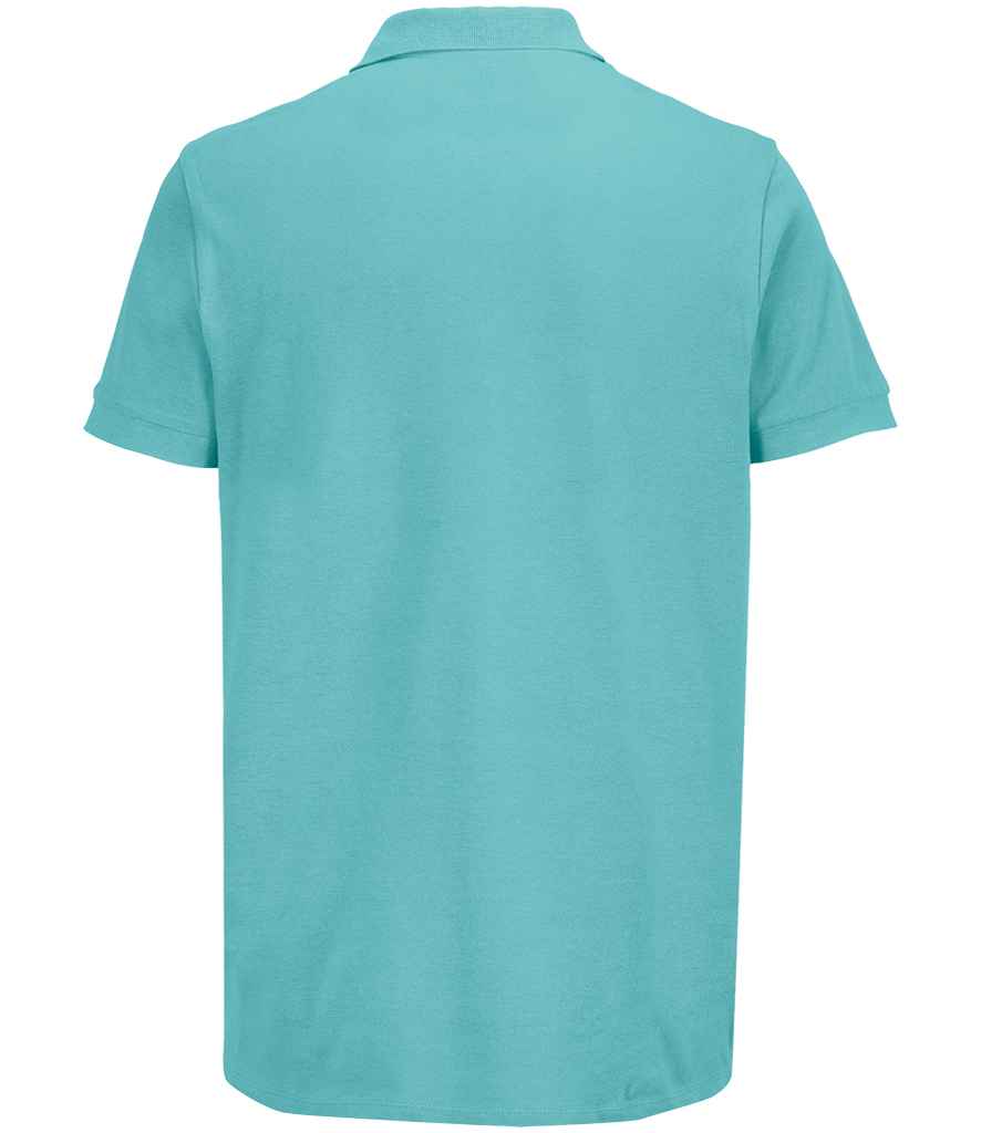 SOL'S SOL'S Unisex Pacific Twin Piqué Polo Shirt - Pool Blue (04439)