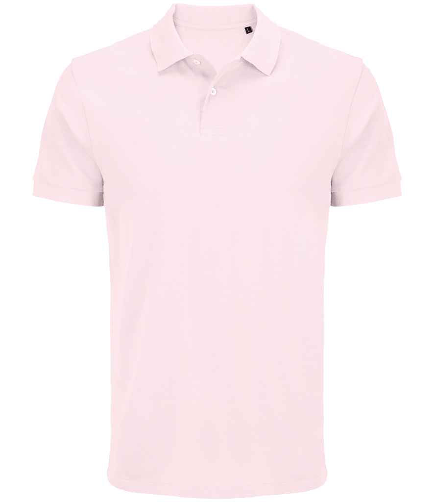 SOL'S SOL'S Unisex Pacific Twin Piqué Polo Shirt - Pale Pink (04439)