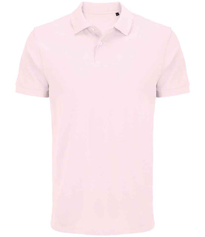 SOL'S SOL'S Unisex Pacific Twin Piqué Polo Shirt - Pale Pink (04439)