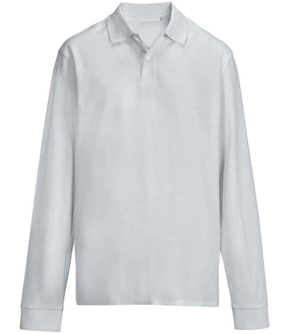 SOL'S SOL'S Unisex Pacific Long Sleeve Piqué Polo Shirt - Pure Grey (04441)