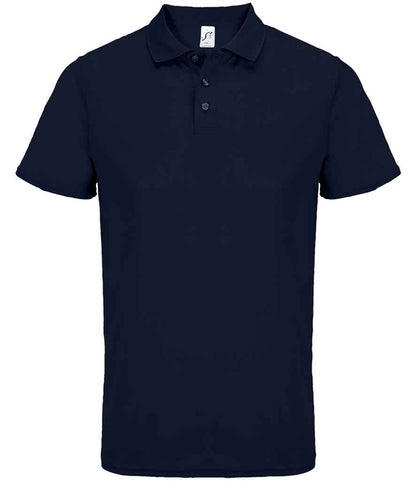 SOL'S SOL'S Unisex Pitcher Recycled Polyester Piqué Polo Shirt - French Navy (04442)