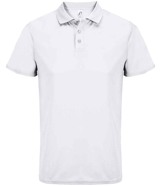 SOL'S SOL'S Unisex Pitcher Recycled Polyester Piqué Polo Shirt - White (04442)