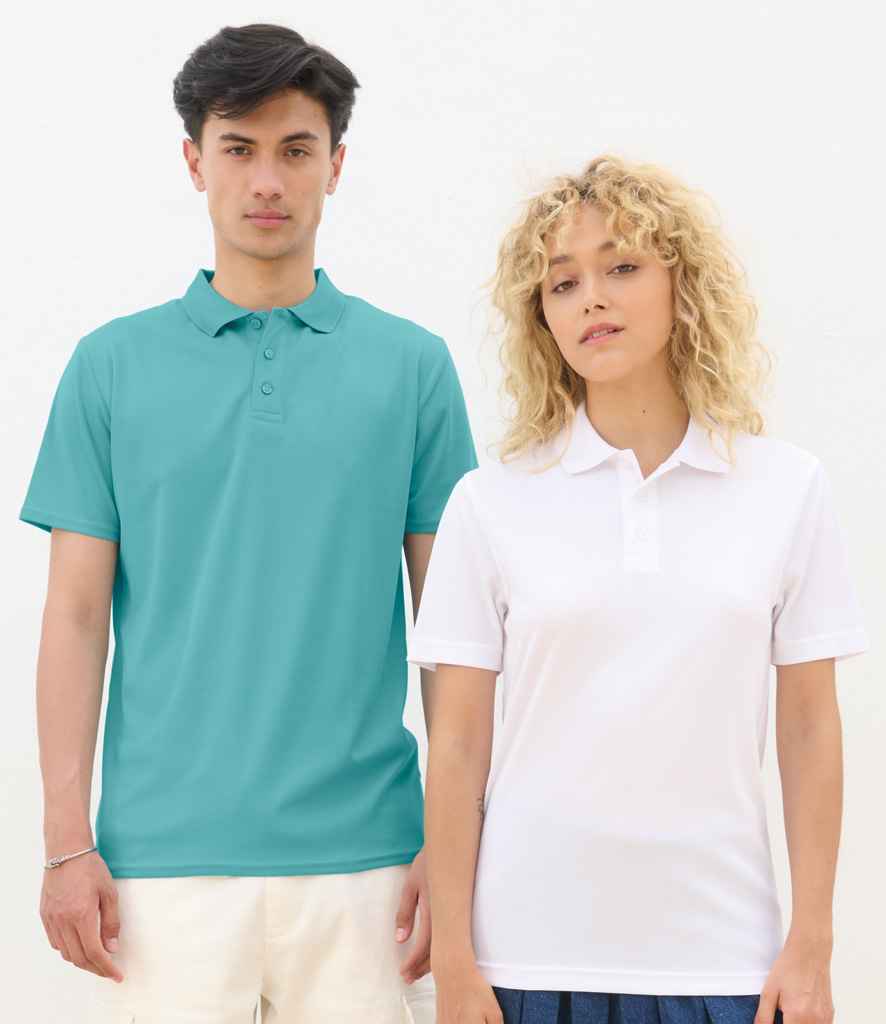 SOL'S SOL'S Unisex Pitcher Recycled Polyester Piqué Polo Shirt - White (04442)