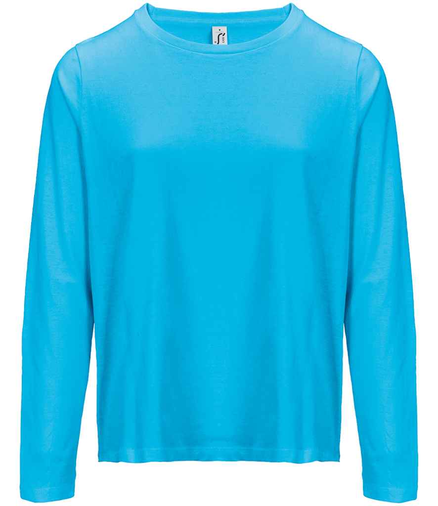 SOL'S SOL'S Ladies Monarch Long Sleeve T-Shirt - Aqua (04443)