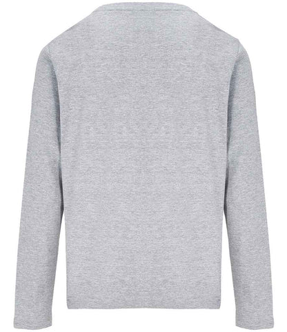 SOL'S SOL'S Ladies Monarch Long Sleeve T-Shirt - Grey Marl (04443)
