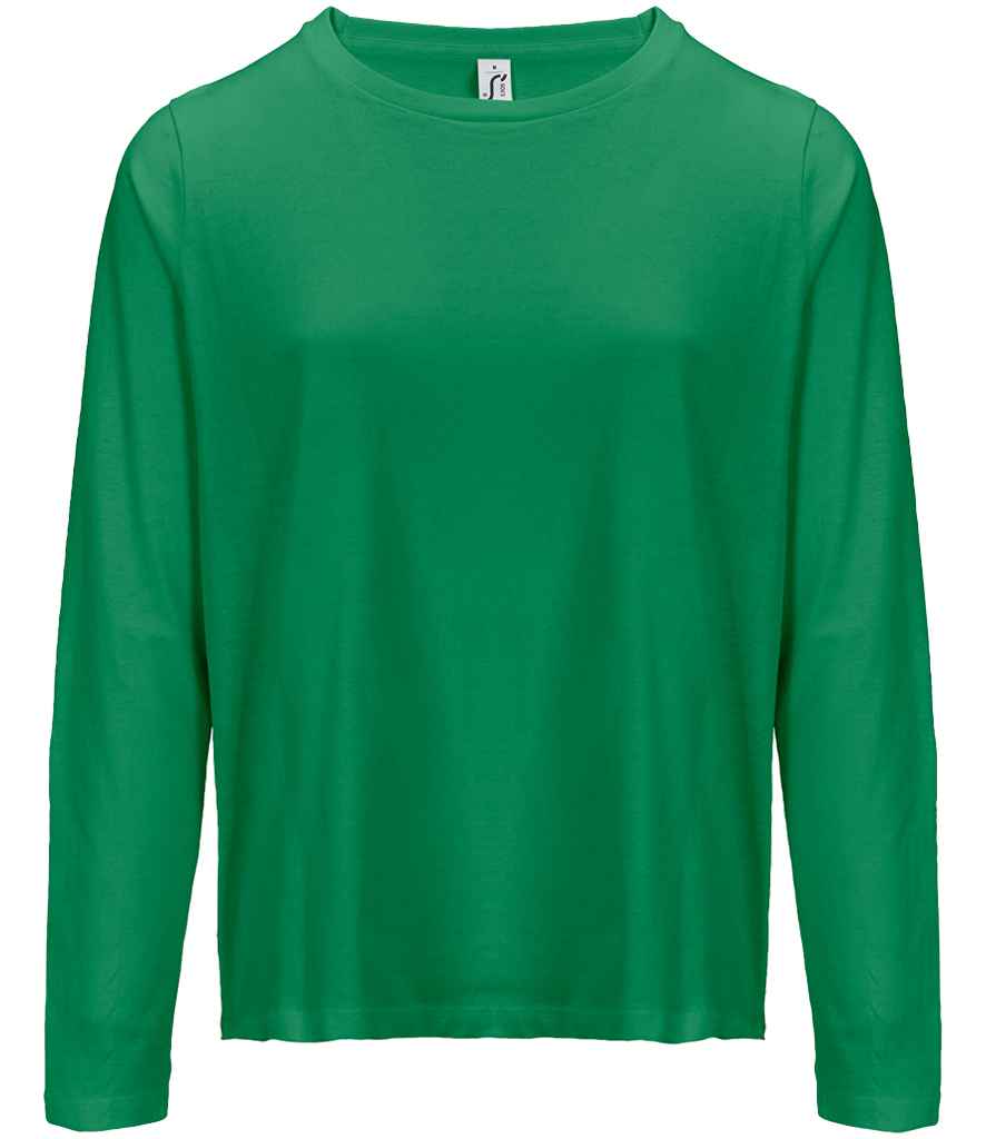 SOL'S SOL'S Ladies Monarch Long Sleeve T-Shirt - Kelly Green (04443)