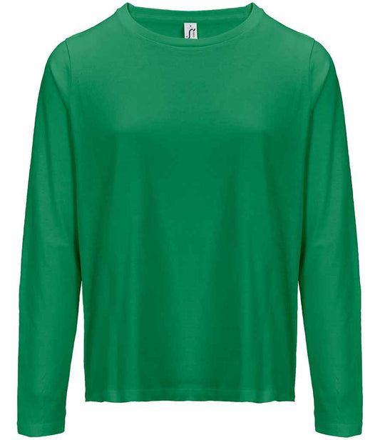 SOL'S SOL'S Ladies Monarch Long Sleeve T-Shirt - Kelly Green (04443)