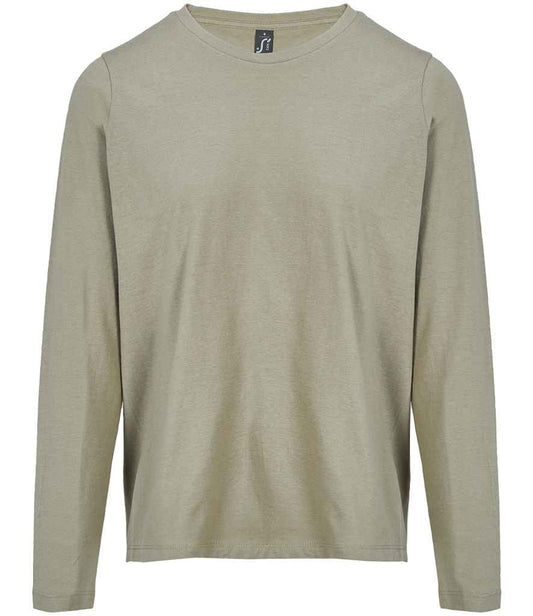 SOL'S SOL'S Ladies Monarch Long Sleeve T-Shirt - Khaki (04443)