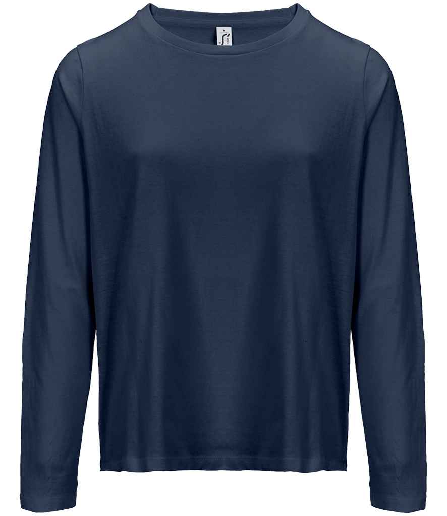 SOL'S SOL'S Ladies Monarch Long Sleeve T-Shirt - Navy (04443)