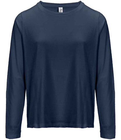 SOL'S SOL'S Ladies Monarch Long Sleeve T-Shirt - Navy (04443)