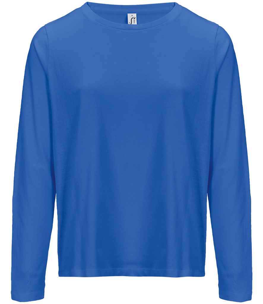 SOL'S SOL'S Ladies Monarch Long Sleeve T-Shirt - Royal Blue (04443)