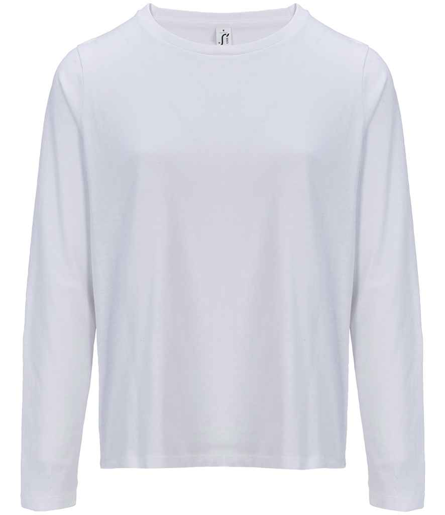 SOL'S SOL'S Ladies Monarch Long Sleeve T-Shirt - White (04443)