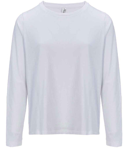 SOL'S SOL'S Ladies Monarch Long Sleeve T-Shirt - White (04443)