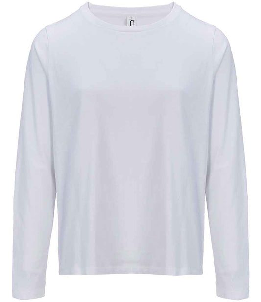 SOL'S SOL'S Ladies Monarch Long Sleeve T-Shirt - White (04443)
