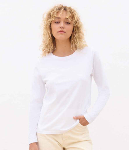 SOL'S SOL'S Ladies Monarch Long Sleeve T-Shirt - White (04443)