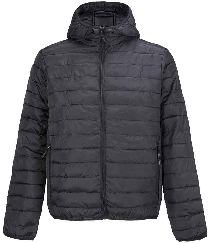 SOL'S SOL'S Stream Hooded Jacket - Black (04444)