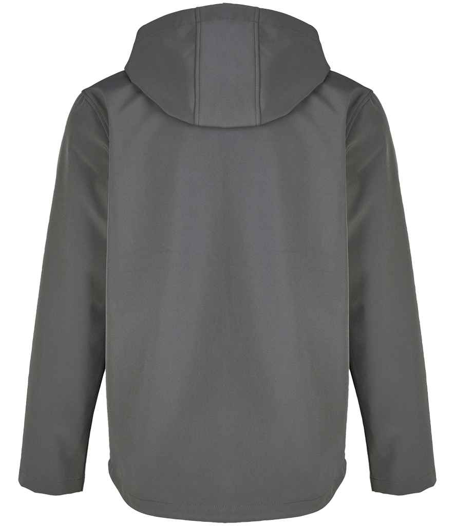 SOL'S SOL'S Race Hooded Soft Shell Jacket - Charcoal (04447)