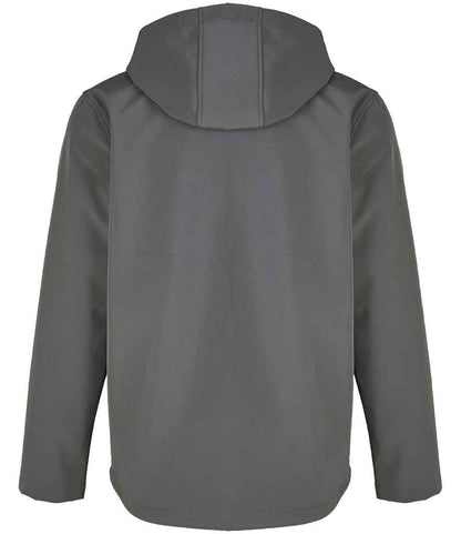 SOL'S SOL'S Race Hooded Soft Shell Jacket - Charcoal (04447)