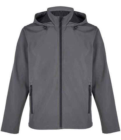 SOL'S SOL'S Race Hooded Soft Shell Jacket - Charcoal (04447)