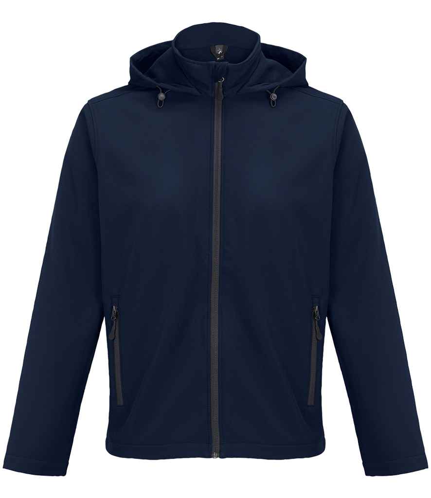 SOL'S SOL'S Race Hooded Soft Shell Jacket - French Navy (04447)