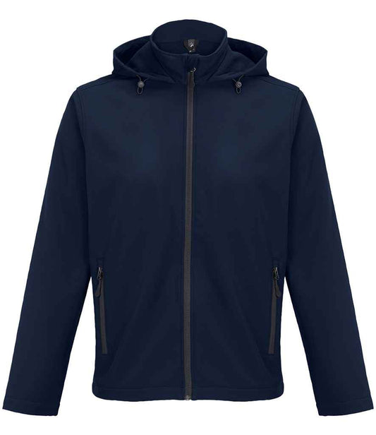 SOL'S SOL'S Race Hooded Soft Shell Jacket - French Navy (04447)
