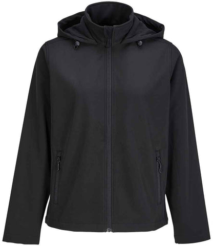 SOL'S SOL'S Ladies Race Hooded Soft Shell Jacket - Black (04448)