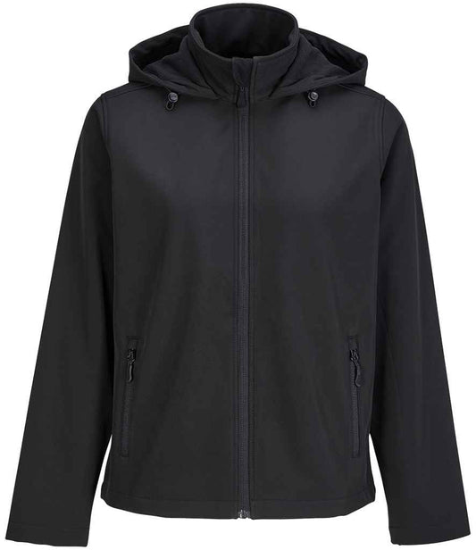 SOL'S SOL'S Ladies Race Hooded Soft Shell Jacket - Black (04448)