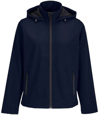 SOL'S SOL'S Ladies Race Hooded Soft Shell Jacket - French Navy (04448)