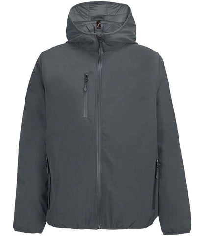 SOL'S SOL'S Falcon Padded Soft Shell Jacket - Charcoal (04449)