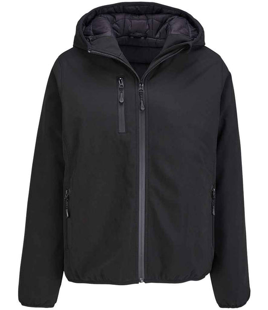 SOL'S SOL'S Ladies Falcon Padded Soft Shell Jacket - Black (04450)