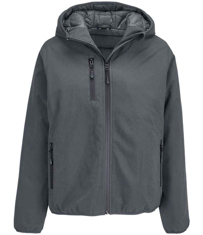 SOL'S SOL'S Ladies Falcon Padded Soft Shell Jacket - Charcoal (04450)