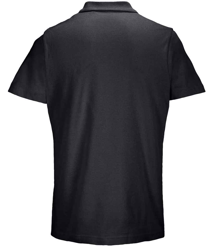 SOL'S SOL'S Unisex Pulse Twin Piqué Polo Shirt - Black (04502)