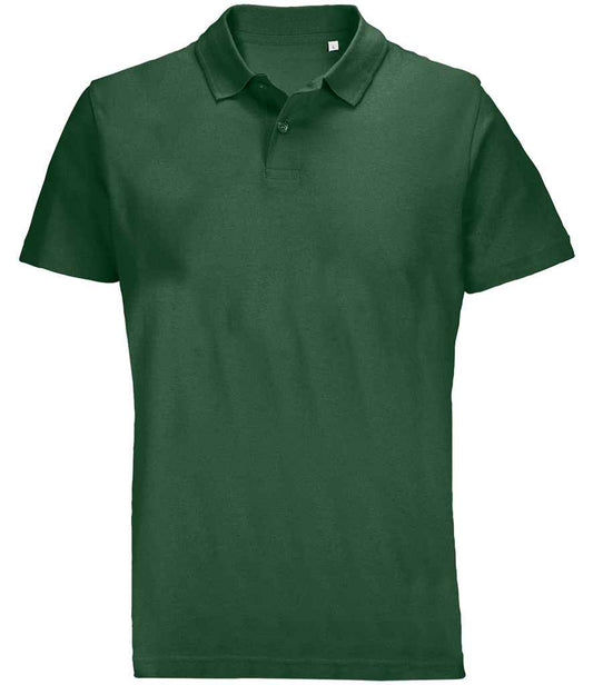 SOL'S SOL'S Unisex Pulse Twin Piqué Polo Shirt - Bottle Green (04502)