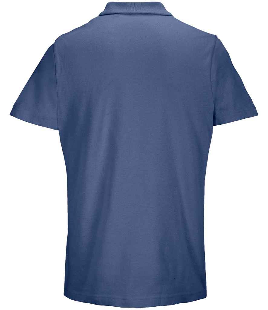 SOL'S SOL'S Unisex Pulse Twin Piqué Polo Shirt - Denim (04502)