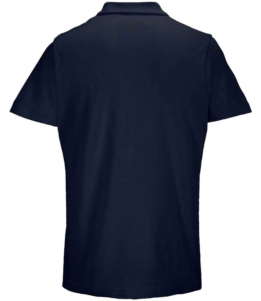 SOL'S SOL'S Unisex Pulse Twin Piqué Polo Shirt - French Navy (04502)