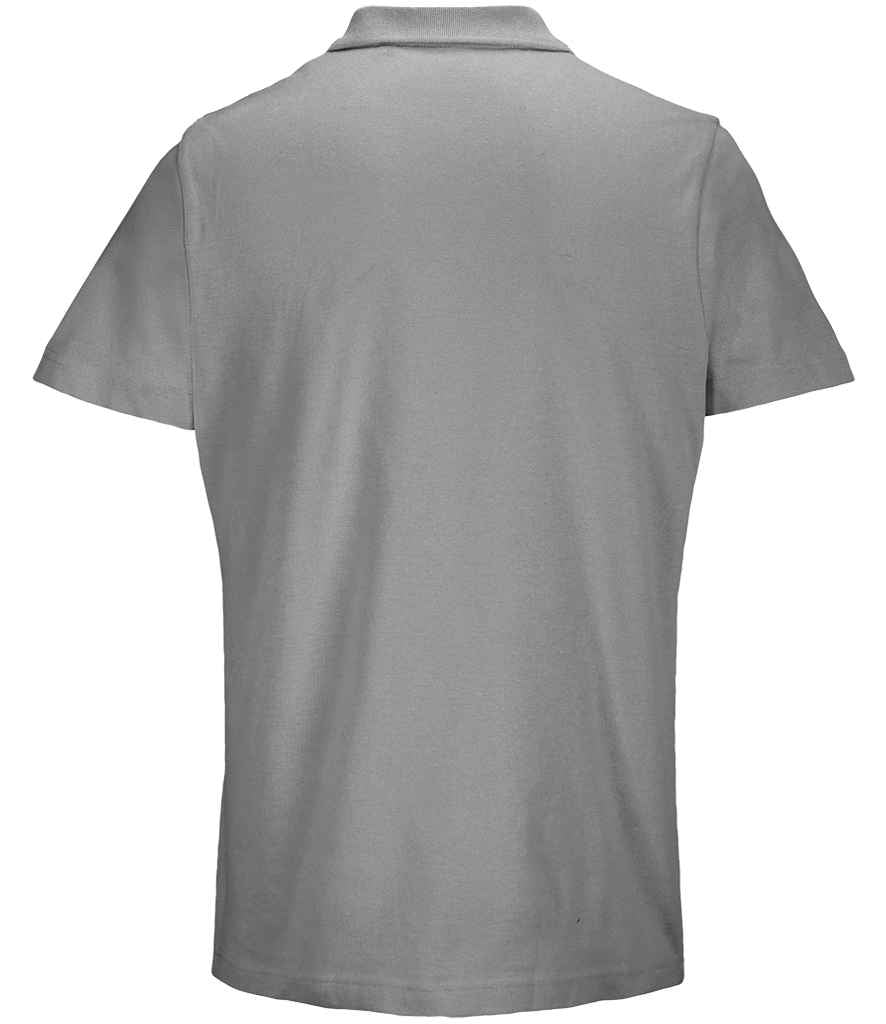SOL'S SOL'S Unisex Pulse Twin Piqué Polo Shirt - Grey Marl (04502)