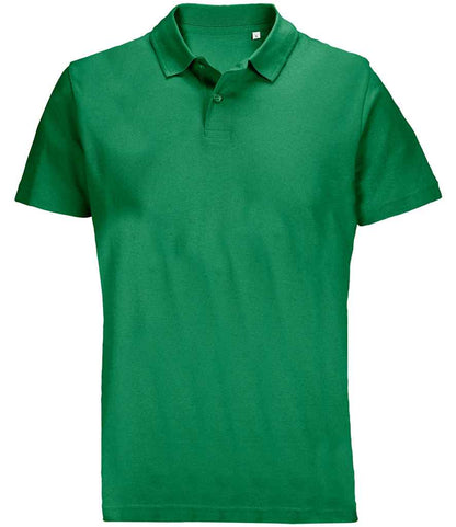 SOL'S SOL'S Unisex Pulse Twin Piqué Polo Shirt - Kelly Green (04502)