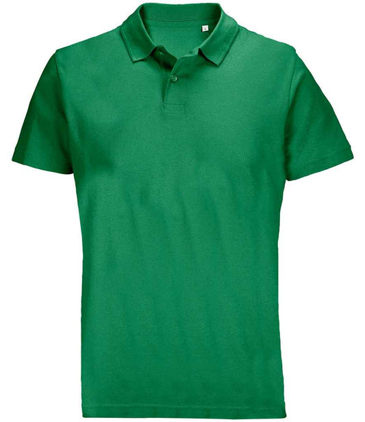 SOL'S SOL'S Unisex Pulse Twin Piqué Polo Shirt - Kelly Green (04502)