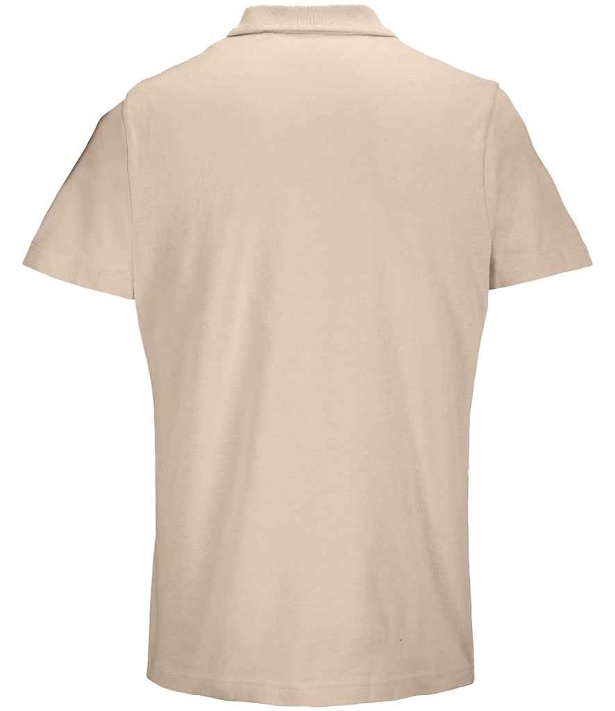 SOL'S SOL'S Unisex Pulse Twin Piqué Polo Shirt - Linen (04502)