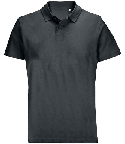 SOL'S SOL'S Unisex Pulse Twin Piqué Polo Shirt - Mouse Grey (04502)