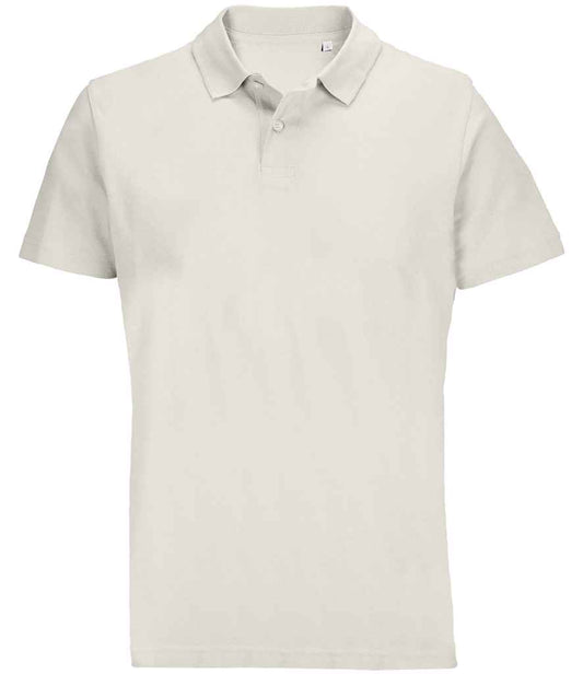 SOL'S SOL'S Unisex Pulse Twin Piqué Polo Shirt - Off White (04502)