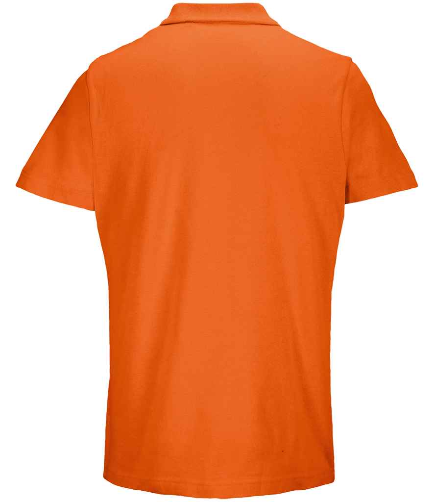 SOL'S SOL'S Unisex Pulse Twin Piqué Polo Shirt - Orange (04502)