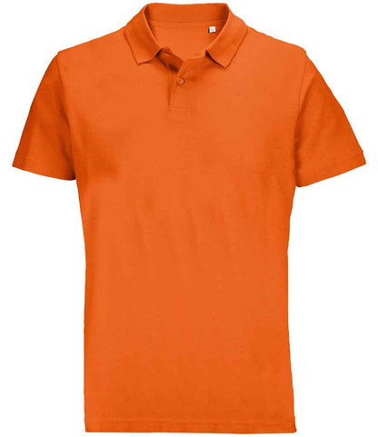 SOL'S SOL'S Unisex Pulse Twin Piqué Polo Shirt - Orange (04502)
