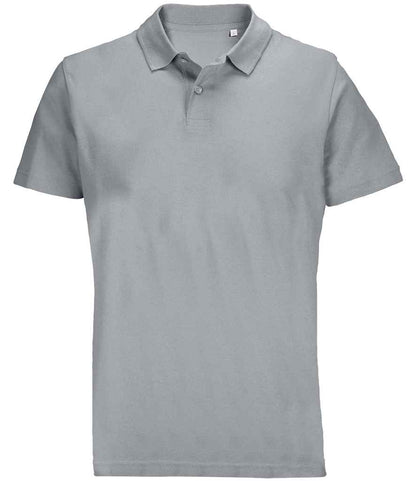 SOL'S SOL'S Unisex Pulse Twin Piqué Polo Shirt - Pure Grey (04502)