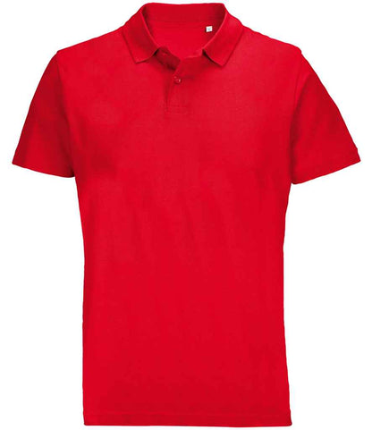 SOL'S SOL'S Unisex Pulse Twin Piqué Polo Shirt - Red (04502)