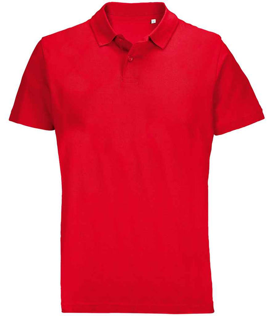 SOL'S SOL'S Unisex Pulse Twin Piqué Polo Shirt - Red (04502)