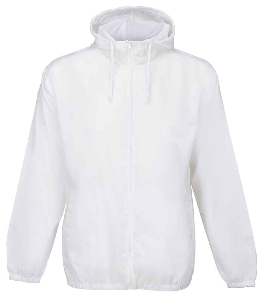 SOL'S shield unisex windbreaker jacket - white (04758)