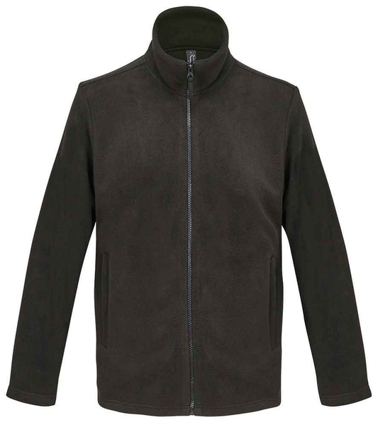 SOL'S unisex nitro micro fleece jacket - black (04759)